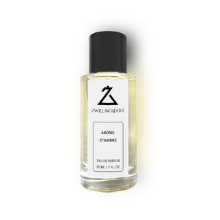 50-ml-Parfümflasche von Zwillingsduft mit der Duftnote Arôme d’Ambre